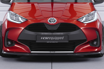 Spoiler pod přední nárazník CSR CUP pro Toyota Yaris (XP21) - carbon look lesklý