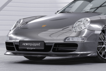 Spoiler pod přední nárazník CSR CUP - Porsche 911 997 04-08 černý lesklý