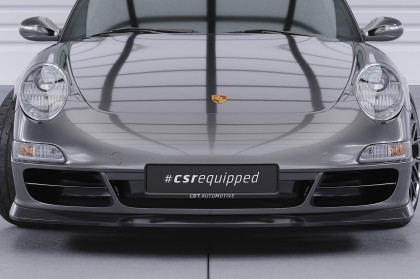 Spoiler pod přední nárazník CSR CUP - Porsche 911 997 04-08 černý matný