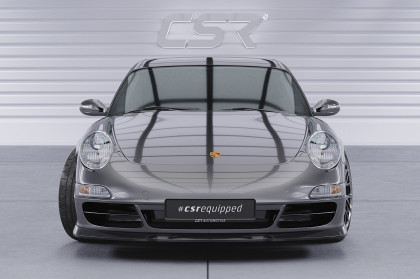 Spoiler pod přední nárazník CSR CUP - Porsche 911 997 04-08 černý lesklý