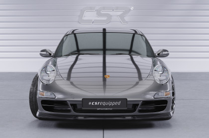 Spoiler pod přední nárazník CSR CUP - Porsche 911 997 04-08 carbon look lesklý