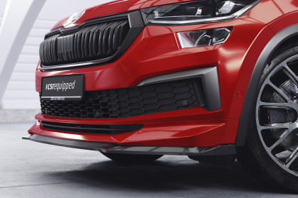 Spoiler pod přední nárazník CSR CUP pro Škoda Kodiaq RS 2021- - černý matný