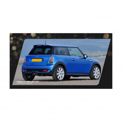 Zadní světla LED Mini R50 R53 R52 01-06 Union Jack style červená