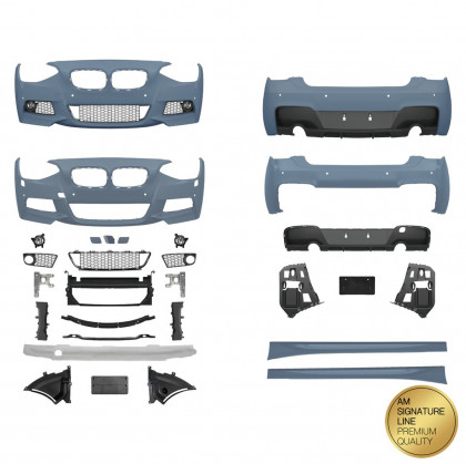 Body KIT pro BMW 1 (F20) 5dv. hatchback Facelift 2015-2019 M-Paket Style, dvě koncovky