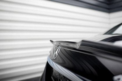 Prodloužení spoileru Mercedes-Benz S W222 černý lesklý plast