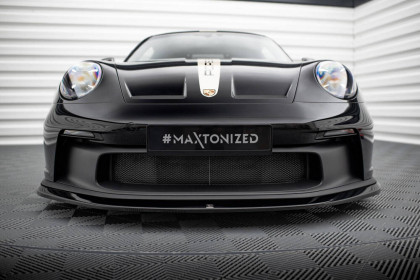Spojler pod nárazník lipa Porsche 911 992 GT3 černý lesklý plast