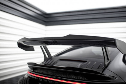 Prodloužení spoileru horní Porsche 911 992 GT3 černý lesklý plast