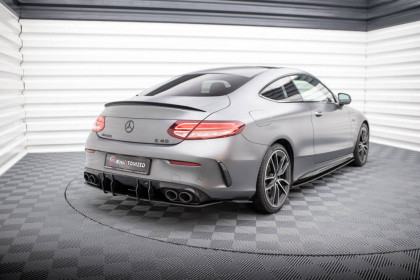 Splittery zadní boční Street Pro Mercedes-AMG C43 Coupe C205 Facelift černé