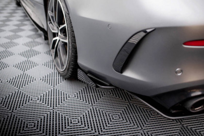 Splittery zadní boční Street Pro + flaps Mercedes-AMG C43 Coupe C205 Facelift černé