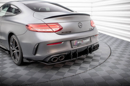 Spoiler zadního nárazníku Street pro Mercedes-AMG C43 Coupe C205 Facelift černý