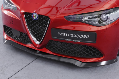 Spoiler pod přední nárazník CSR CUP pro Alfa Romeo Giulia (Typ 952) - carbon look lesklý