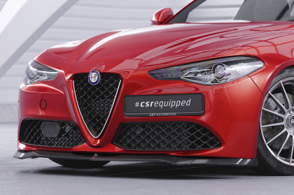 Spoiler pod přední nárazník CSR CUP pro Alfa Romeo Giulia (Typ 952) - carbon look lesklý
