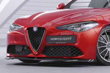 Spoiler pod přední nárazník CSR CUP pro Alfa Romeo Giulia (Typ 952) - černý lesklý