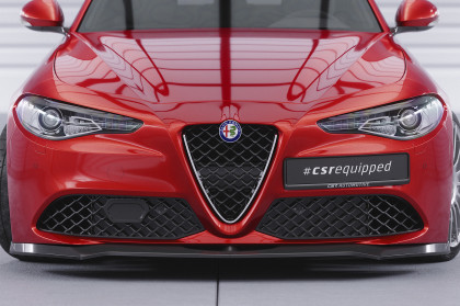 Spoiler pod přední nárazník CSR CUP pro Alfa Romeo Giulia (Typ 952) - černý lesklý