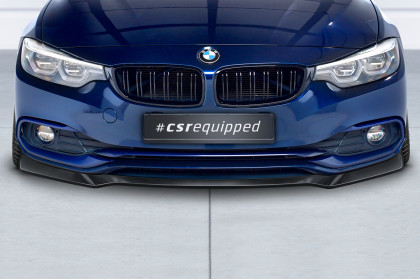 Spoiler pod přední nárazník CSR CUP pro BMW 4 F36 Gran Coupe - carbon look lesklý