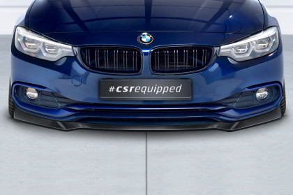 Spoiler pod přední nárazník CSR CUP pro BMW 4 F36 Gran Coupe - černý lesklý