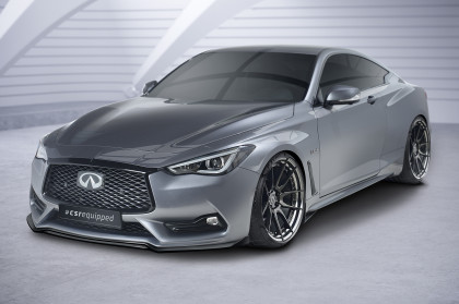 Spoiler pod přední nárazník CSR CUP pro Infiniti Q60 - černá struktura