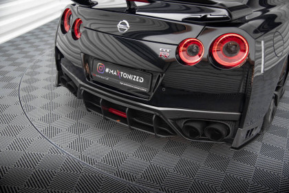 Spoiler zadního nárazníku Street pro Nissan GTR R35 Facelift černý