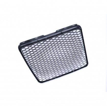 Sportovní maska AUDI A6 C6 (4F) RS-TYPE 08-11 silver / černá lesklá