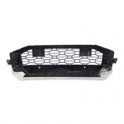 Sportovní maska AUDI Q8 (4M) RS-TYPE 2019- chrom / černá lesklá