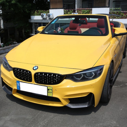 Maska - ledvinky BMW 4 (F32, F82) Coupe (F33, F83) Cabrio (F36) Gran Coupe 2013-2021 - diamond chrom / černé lesklé