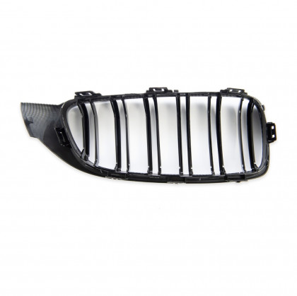 Maska - ledvinky BMW 4 (F32, F82) Coupe (F33, F83) Cabrio (F36) Gran Coupe 2013-2021 - M style chrom / černé lesklé