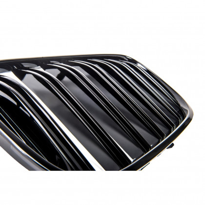 Maska - ledvinky BMW 7 (G11, G12) Facelift 2019- M style - černé lesklé