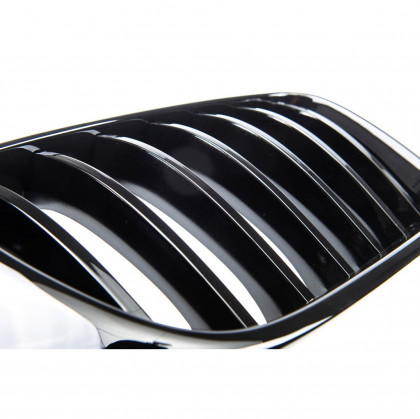 Maska - ledvinky BMW X3 (F25) X4 (F26) Facelift 2014-2018  - černé lesklé