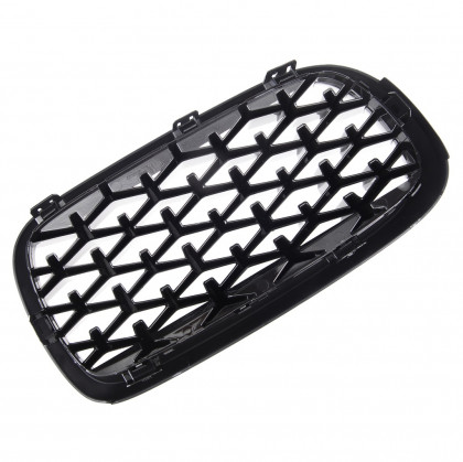 Maska - ledvinky BMW X5 (F15, F85) X6 (F16, F86) 2013-2018 - Diamond - chrom / černé lesklé