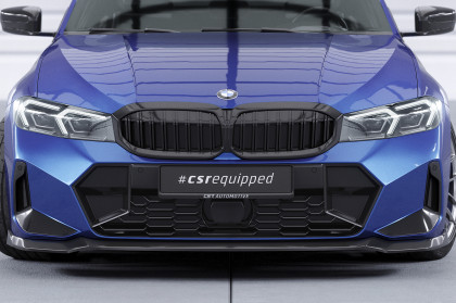 Spoiler pod přední nárazník CSR CUP pro BMW 3 G20 / G21 LCI 2022- M-paket - carbon look lesklý