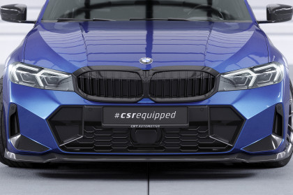 Spoiler pod přední nárazník CSR CUP pro BMW 3 G20 / G21 LCI 2022- M-paket - carbon look lesklý