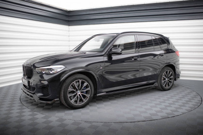 Prahové lišty V.2 BMW X5 M-Pack G05 černý lesklý plast