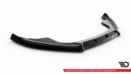 Spojler pod nárazník lipa V.2 Audi S5 / A5 S-Line 8T černý lesklý plast