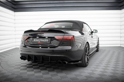 Splittery zadní boční Audi S5 / A5 S-Line Coupe / Cabriolet 8T černý lesklý plast