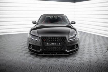 Street pro spojler pod nárazník lipa Audi S5 / A5 S-Line 8T černo červený