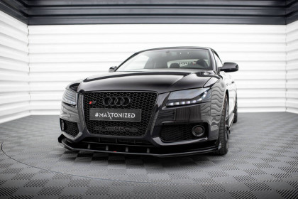 Street pro spojler pod nárazník lipa + flaps Audi S5 / A5 S-Line 8T černý