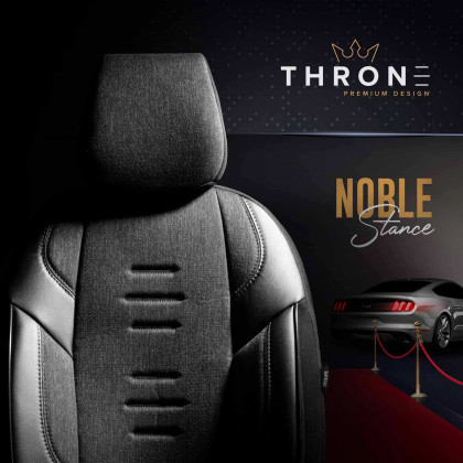 Sada autopotahů OTOM THRONE 102 SMOKED 3-ZIP