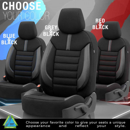 Sada autopotahů OTOM LIMITED 101 BLACK/RED 3-ZIP