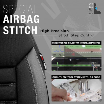 Sada autopotahů OTOM LIMITED 102 BLACK/GREY 3-ZIP