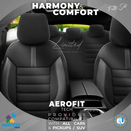 Sada autopotahů OTOM LIMITED 102 BLACK/GREY 3-ZIP