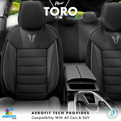 Sada autopotahů OTOM TORO 902 BLACK/SMOKED NZ