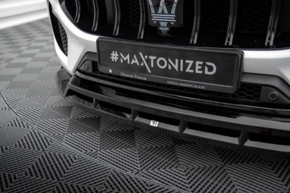 Spojler pod nárazník lipa Maserati Grecale GT / Modena Mk1 černý lesklý plast