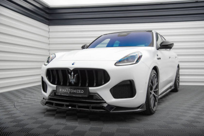 Spojler pod nárazník lipa Maserati Grecale GT / Modena Mk1 černý lesklý plast