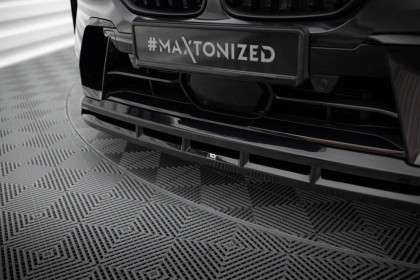 Spojler pod nárazník lipa BMW X7 M-Pack G07 Facelift černý lesklý plast