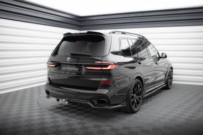 Spoiler zadního nárazniku BMW X7 M-Pack G07 Facelift černý lesklý plast