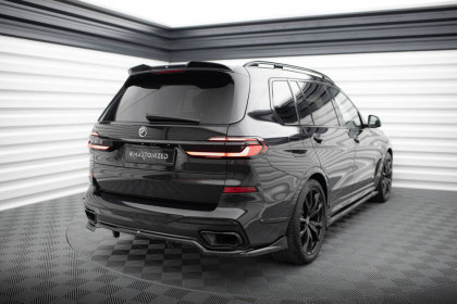 Spoiler zadního nárazniku BMW X7 M-Pack G07 Facelift černý lesklý plast