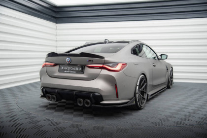 Splittery zadní boční V.3 CSL Look BMW M4 G82 černý lesklý plast