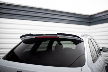 Prodloužení spoileru Audi A4 Competition Avant B8 Facelift černý lesklý plast