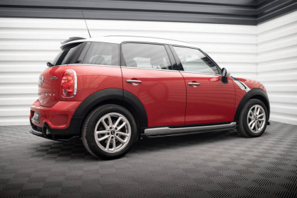 Prahové lišty Mini Cooper Countryman R60 Facelift černý lesklý plast