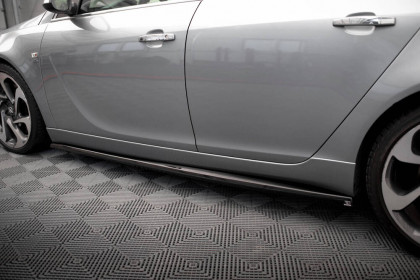 Prahové lišty Opel Insignia OPC-Line Mk1 černý lesklý plast